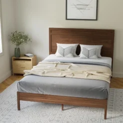 Flash Furniture Kingston Solid Wood Platform Bed With Wooden Slats And Headboard, No Box Spring Needed -Baxton Furniture Store GUEST 3e92962b f72f 4284 b428 06aadcff5c7b