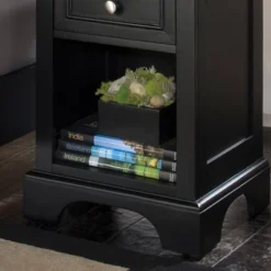 Bedford Nightstand Black - Home Styles -Baxton Furniture Store GUEST 3ea5d9cb 11f0 420d 82cf f1f68cd25dbb