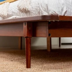 Boho Solid Wood Spindle Platform Bed - Saracina Home -Baxton Furniture Store GUEST 3eed612c 8a92 4ef4 835b fe0d274d907d