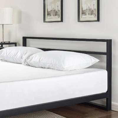 Trisha Platforma Bed Frame With Headboard Black - Zinus 4 Trisha Platforma Bed Frame With Headboard Black - Zinus - Image 2