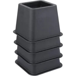 Juvale Set Of 8 Bed Risers For Platform Bed Frames, Heavy Duty Furniture Lifter Set, 3, 5, And 8-Inch Adjustable Heights, Supports Up To 1,100 Pounds -Baxton Furniture Store GUEST 40c55d0f 60fc 4712 87a0 316d96de9d19