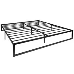 Merrick Lane 14 Inch Steel Bed Frame With Steel Slat Support For Any Mattress (No Box Spring Required) 26 Merrick Lane 14 Inch Steel Bed Frame With Steel Slat Support For Any Mattress (No Box Spring Required) -Baxton Furniture Store GUEST 41ff8005 738c 48d8 9e2a 4735288ff358 2