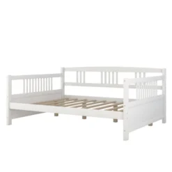 Full Size Wood Daybed With Support Leg-ModernLuxe -Baxton Furniture Store GUEST 4391c2c6 362d 4e83 aa55 ed83993d821e