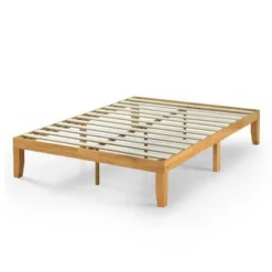 Moiz 14" Wood Platform Bed Frame Natural - Zinus -Baxton Furniture Store GUEST 45140a71 986c 40be 82e4 ba693d6eb267