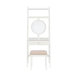 Alaina Leaning Vanity Set White - Linon 15 Alaina Leaning Vanity Set White - Linon -Baxton Furniture Store GUEST 466d39d3 8fb1 4f67 8dd1 d90150d3ae47