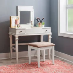 Adler Vanity Set White - Linon