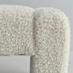 Kaia 47" Minimalist Aesthetic Look Teddy Waterfall Upholstered Bench-The Pop Maison 15 Kaia 47" Minimalist Aesthetic Look Teddy Waterfall Upholstered Bench-The Pop Maison -Baxton Furniture Store GUEST 47447047 3ebf 4698 828e 032437ce5322