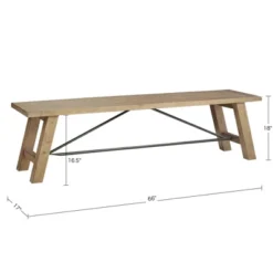 Sonoma Dining Bench -Baxton Furniture Store GUEST 47baaf55 7cd1 41a2 a426 523e419c2c47