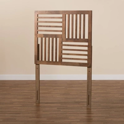 Adler Wood Headboard Walnut - Baxton Studio 5 Adler Wood Headboard Walnut - Baxton Studio - Image 3