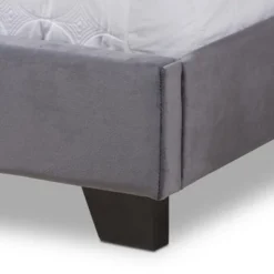 Darcy Velvet Upholstered Bed - Baxton Studio -Baxton Furniture Store GUEST 4a09d3f0 8afb 4739 acf2 88e05d654ac7