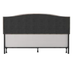 King/California King Provence Upholstered Arch Adjustable Tufted Headboard With Frame Linen Fabric - Hillsdale Furniture -Baxton Furniture Store GUEST 4b287eaf 6a3c 4c62 84a7 4a35dd2c0261