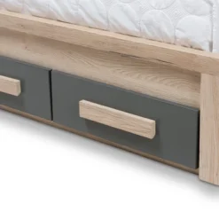Twin Pandora Modern And Contemporary Two Tone 2 Drawer Size Storage Platform Bed Dark Gray/Natural - Baxton Studio 19 Twin Pandora Modern And Contemporary Two Tone 2 Drawer Size Storage Platform Bed Dark Gray/Natural - Baxton Studio -Baxton Furniture Store GUEST 4d7d2423 1db5 4472 9558 9fb0118d0000
