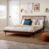 Boho Solid Wood Spindle Platform Bed - Saracina Home -Baxton Furniture Store GUEST 4eeaf92b bee3 4969 a988 f85ab0e0cf0f