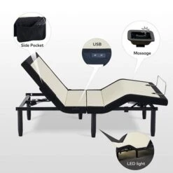Applied Sleep Pro Adjustable Bed Frame With Zero Gravity And Anti Snore Positions, Massage Mode, And Wireless Remote With App Control, Queen -Baxton Furniture Store GUEST 4f745a0f 5ba4 4b0d b538 a392414e7c84