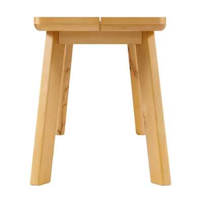 48" Shelburne Dining Bench Warm Natural - Alaterre Furniture 5 48" Shelburne Dining Bench Warm Natural - Alaterre Furniture - Image 3