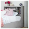 Twin Reevo Bookcase Headboard Soft Gray - South Shore -Baxton Furniture Store GUEST 50ddbdf0 7b6d 408e a050 31c2d18128f8