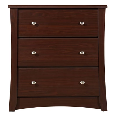 Storkcraft Crescent 3 Drawer Dresser - Espresso 6 Storkcraft Crescent 3 Drawer Dresser - Espresso - Image 4