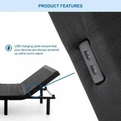 Serene Programable Positions With Adjustable Bed Frame - HOMES: Inside + Out -Baxton Furniture Store GUEST 5331f0fd ca75 4758 9940 39750a800e0f