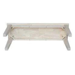 Shaker Style Bench Unfinished - International Concepts -Baxton Furniture Store GUEST 54a539b1 5c09 4110 8486 1bc3c112ee1b