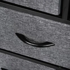 HOMCOM 8-Drawer Dresser, 3-Tier Fabric Chest Of Drawers, Storage Tower Organizer Unit With Steel Frame For Bedroom, Hallway -Baxton Furniture Store GUEST 553d390b 1548 4c7e a4ff f5ef0e582946