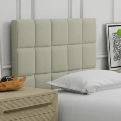 Glenwillow Home Upholstered Headboard With 26" Tall Panel -Baxton Furniture Store GUEST 55895318 6837 49c7 8d74 89c8d4208029