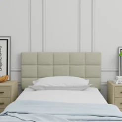 Glenwillow Home Upholstered Headboard With 20" Tall Panel