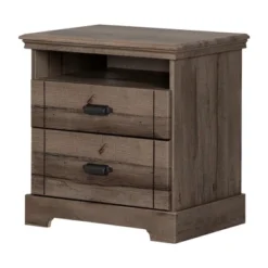 Avilla 2 Drawer Nightstand - South Shore -Baxton Furniture Store GUEST 568225b2 7037 49c8 a073 eea8fa1e66c5