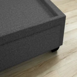 Monica Linen Upholstered Platform Bed With Storage Drawers - Eco Dream -Baxton Furniture Store GUEST 5692e426 544a 44e3 b4aa d5c6c791f7df