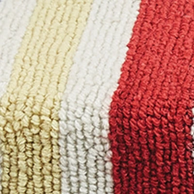 Park Designs Camp Stripe Hooked Bench 4 Park Designs Camp Stripe Hooked Bench - Image 2