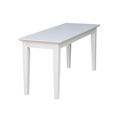 Shaker Styled Bench - International Concepts 3 Shaker Styled Bench - International Concepts