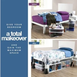 Adjustable Bed Risers - Heavy Duty Furniture Riser Set Of 4 In Heights Of 8, 5, Or 3 Inches For Table Risers, Bed Frame Risers In Black – Homeitusa 11 Adjustable Bed Risers - Heavy Duty Furniture Riser Set Of 4 In Heights Of 8, 5, Or 3 Inches For Table Risers, Bed Frame Risers In Black – Homeitusa -Baxton Furniture Store GUEST 5b744f96 00ce 483d 9ffc faa2d141bc6b