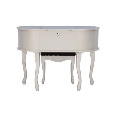 Paloma Vanity Set Silver - Linon 10 Paloma Vanity Set Silver - Linon - Image 8