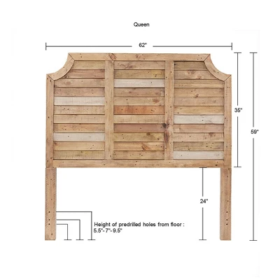 Queen Sonoma Headboard Natural 9 Queen Sonoma Headboard Natural - Image 7