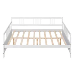 Full Size Wood Daybed With Support Leg-ModernLuxe -Baxton Furniture Store GUEST 5da5e68d 17e3 4e6c b320 75a882d65bb6