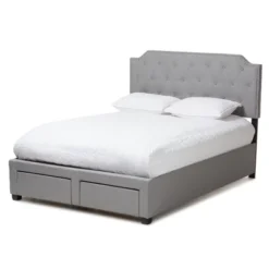 Aubrianne Modern And Contemporary Fabric Upholstered Storage Bed Gray - Baxton Studio -Baxton Furniture Store GUEST 5de6fa93 3330 473c 8bb9 629d5cf08649