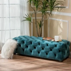 Piper Tufted Rectangular Ottoman Bench - Christopher Knight Home -Baxton Furniture Store GUEST 5e69ac7d c892 4255 ae13 5420bb160914