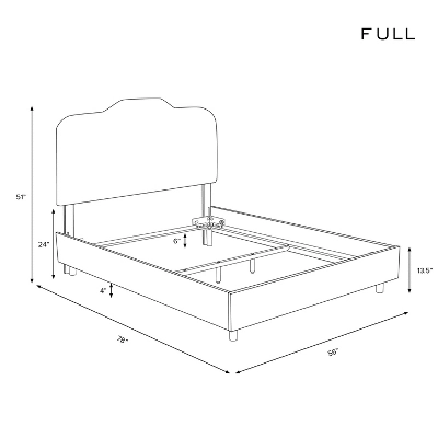 Seville Velvet Upholstered Bed - Skyline Furniture 5 Seville Velvet Upholstered Bed - Skyline Furniture - Image 3