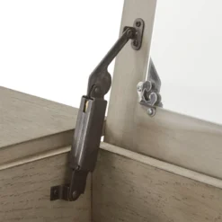 Brunswick Vanity Set With Flip Mirror And Power Strip Gray/Black - Inspire Q -Baxton Furniture Store GUEST 60c82703 7639 4789 89a0 d7a808c18516