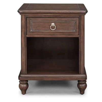 Southport Nightstand Dark Aged Oak - Home Styles 6 Southport Nightstand Dark Aged Oak - Home Styles - Image 4