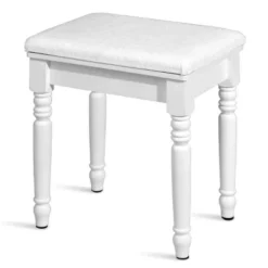 Tangkula 7 Drawers Tri-Folding Vanity Mirror Makeup Dressing Table Set W/ Necklace Hook -Baxton Furniture Store GUEST 61634fc5 8561 4dbf b7ce 11ba8006b7b2