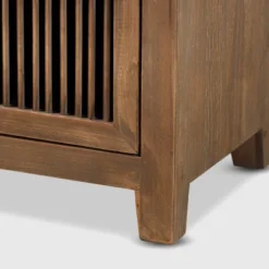 Clement 2 Drawer Wood Spindle Nightstand Brown - Baxton Studio -Baxton Furniture Store GUEST 620ce8a1 3794 47d0 ae1d 485aa7ec3a95