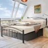 Costway Twin/Full/Queen Size Metal Bed Frame Platform Mattress Foundation With Headboard Footboard -Baxton Furniture Store GUEST 637f52ac 9139 4074 be11 d1a1dd5155cf