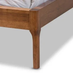 Aveneil Walnut Finished Platform Bed - Baxton Studio 13 Aveneil Walnut Finished Platform Bed - Baxton Studio -Baxton Furniture Store GUEST 63bd2e30 c83f 4109 addd 54212db30603