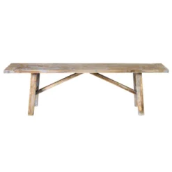 Jerome Rubberwood Bench Brown - East At Main -Baxton Furniture Store GUEST 63d80469 6ecd 4350 8fa0 990168c08ff0