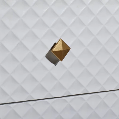 Modern 3 Drawer Wooden Chest White - Olivia & May 15 Modern 3 Drawer Wooden Chest White - Olivia & May - Image 14