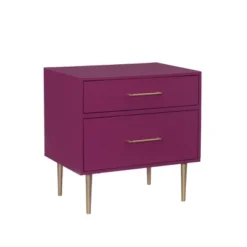 Gloria 2 Drawer Nightstand - Linon -Baxton Furniture Store GUEST 649c6cc0 a9cf 4b1b b6d6 f6cf98d328b6