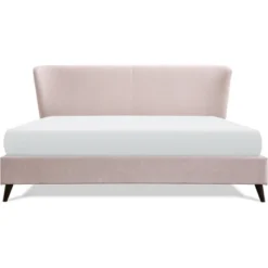 Adele Wingback Upholstered Platform Bed - Adore Decor 16 Adele Wingback Upholstered Platform Bed - Adore Decor -Baxton Furniture Store GUEST 64f698b8 0897 4a6d 899a 30c0bbcf11b9