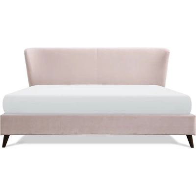 Adele Wingback Upholstered Platform Bed - Adore Decor 7 Adele Wingback Upholstered Platform Bed - Adore Decor - Image 5