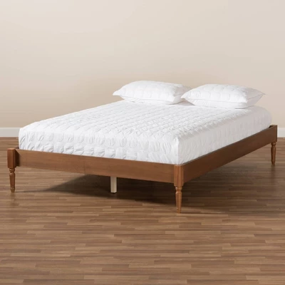Colette French Bohemian Wood Platform Bed Frame - Baxton Studio 7 Colette French Bohemian Wood Platform Bed Frame - Baxton Studio - Image 5