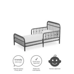 Little Seeds Monarch Hill Ivy Metal Toddler Bed -Baxton Furniture Store GUEST 65b3e409 eb3f 4b5a 9585 9f87b20d0d21